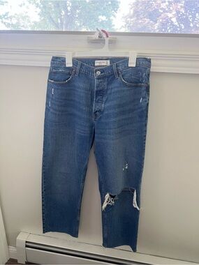 Abercrombie Women Dad High Rise Ankle